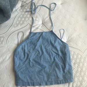 Blue Hollister shirt